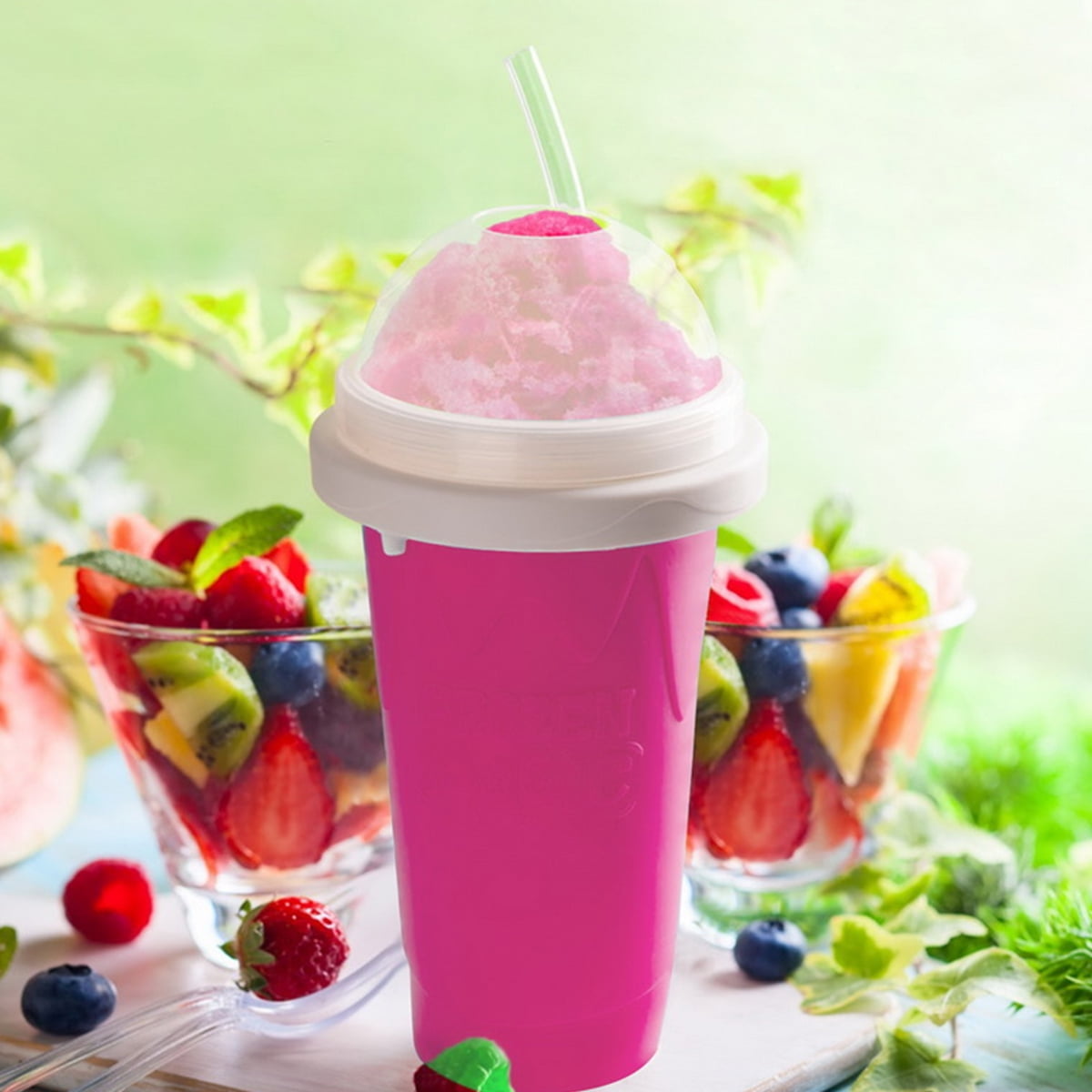 Quick Frozen Smoothies Slushy Maker Milk Ice Cream Maker Cup Shake Tools Q5Q8 