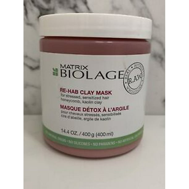 Matrix Biolage RAW Re-Hab Clay Mask 14.4 new Walmart.com