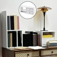 thumbnail image 3 of Gabinete de madera contemporáneo hecho a mano a escala 1/6 con 2 cajones desmontables, ​lief blanco, 3 of 8
