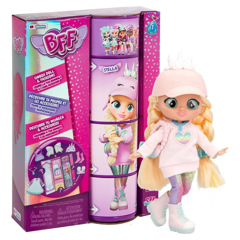 Walmart BFF by Cry Babies Stella 8 inch Fashion Doll with