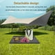 thumbnail image 5 of Mesa de camping plegable ANGGREK Mesa de camping de Aleación de aluminio negro, 5 of 8