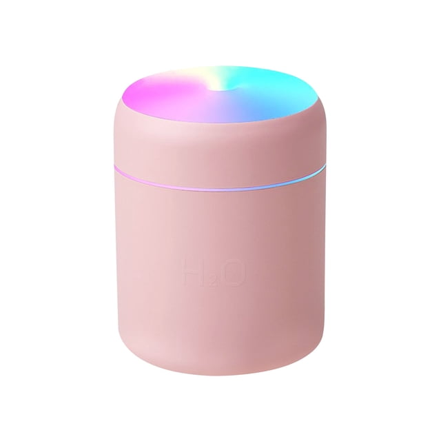 Mini humidificador fresco colorido, humidificador de escritorio personal USB para dormitorio, sala de oficina, automóvil, etc. Apagado automático, 2 modos de niebla, súper silencioso.