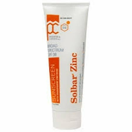 Solbar Sunscreen Zinc with Zinc Oxide Spf 38 Unscented Transparent Cream 4 (Best Zinc Oxide Cream For Face)
