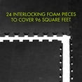 thumbnail image 3 of ProsourceFit Exercise Puzzle Mat 3/4" - Black-96, 3 of 5