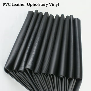 Mybecca Black Marine Upholstery Vinyl Black Weatherproof Faux Leather Finish Vinyl Fabric per Yard