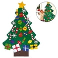 thumbnail image 2 of Juego de árbol de Navidad de fieltro Diy, adornos desmontables, regalos de Navidad para colgar en la pared para niños, decoraciones navideñas, 2 of 5