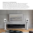 thumbnail image 5 of Kanto REN MW Bluetooth Powered Bookshelf Speakers - Matte White Pair with a Kanto SUB8VMB Sealed Powered 8" Subwoofer - Vinyl Black (2024), 5 of 9