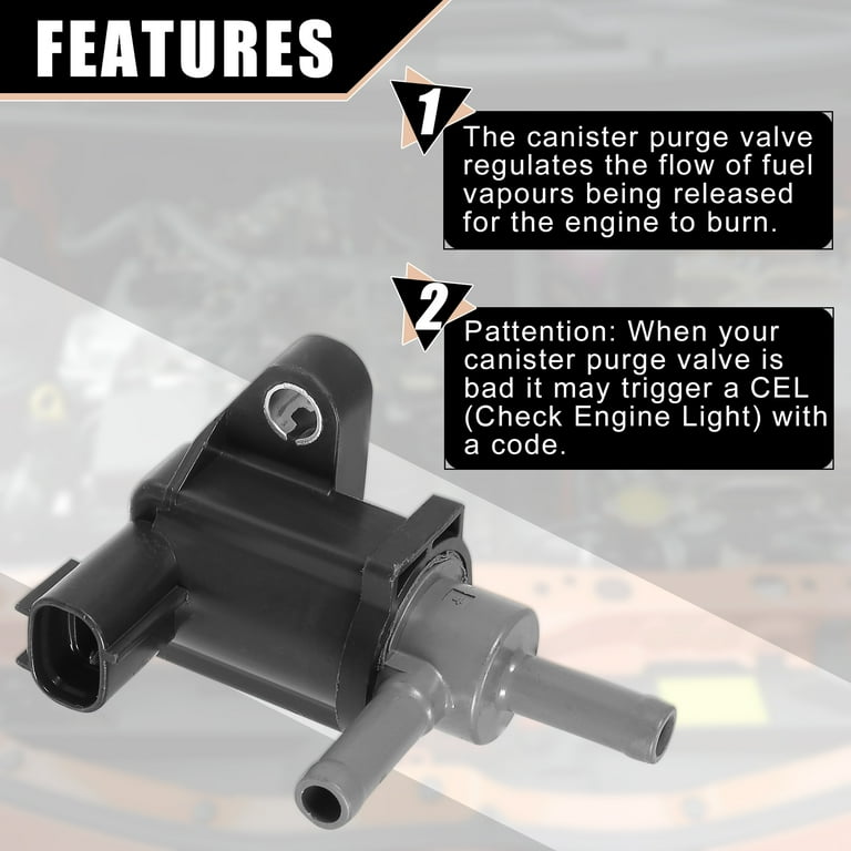 Vapor Canister Vacuum Solenoid Purge Intake Manifold Valve for