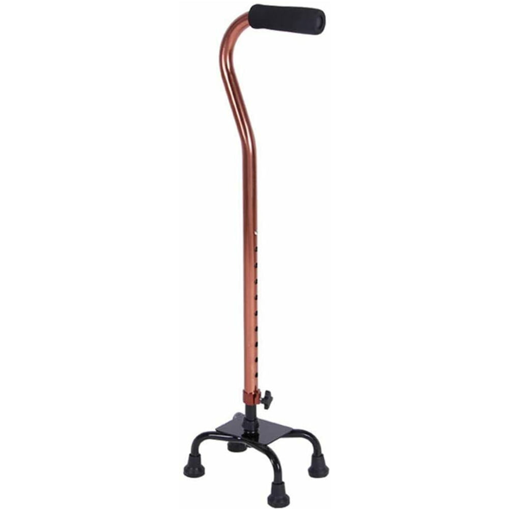 Oture Adjustable Quad Cane Big Base Bariatric Walking Cane Sticks