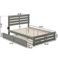 thumbnail image 5 of Oxford Full Bed with Footboard and USB Turbo Charger with Twin Trundle in Grey, 5 of 6