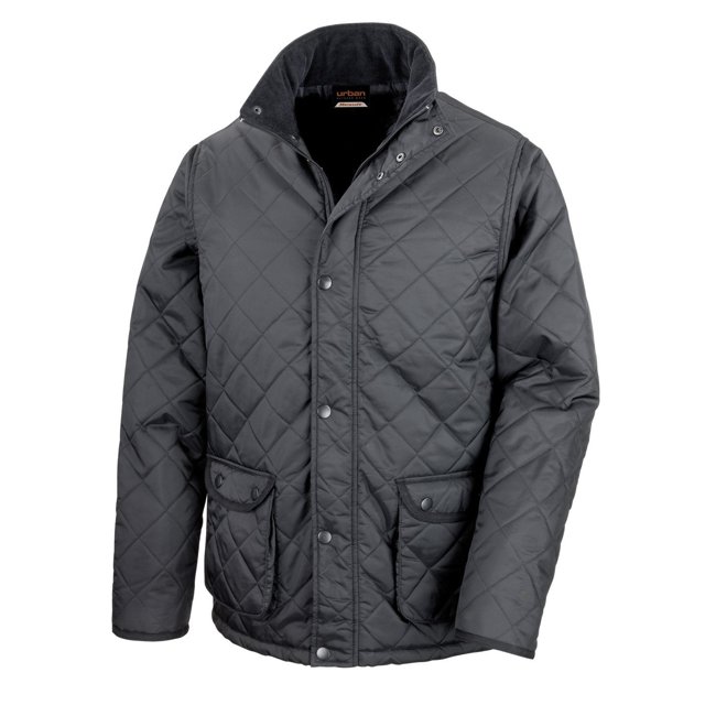 Result - Chaqueta repelente al agua modelo Urban Cheltenham para hombre (Negro)