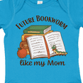 thumbnail image 4 of Inktastic Future Bookworm Like My Mom Boys or Girls Baby Bodysuit, 4 of 5