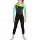 thumbnail image 1 of Soidarity Traje de neopreno para niños de 2,5 MM, cuello , una pieza, manga larga, a prueba de sol, traje de baño elástico para niñas, ropa Deportes acuáticos, 1 of 6