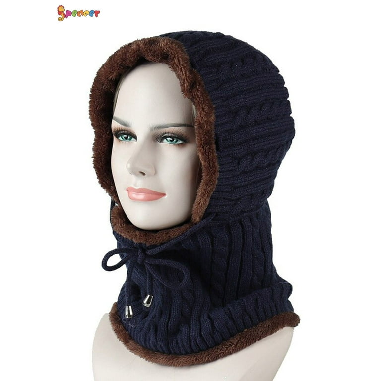 Spencer 2 In 1 Winter Warm Beanie Hat Scarf Set Conjoined Spencer 2 In 1 Winter Warm Beanie Hat Scarf Set Conjoined