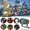 16 patterns-USBB, variant on 1pc Snowflake Christmas Laser Projector Light,16 patterns Waterproof Rotating Christmas LED Stage Lights Christmas Decoration