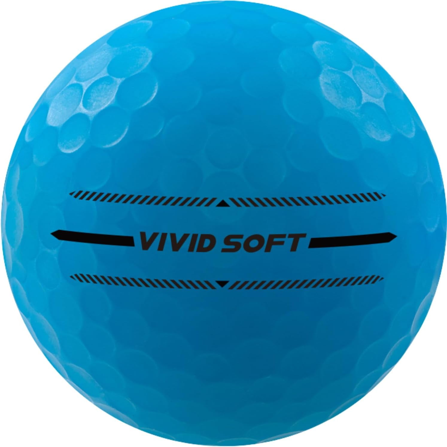 Volvik Vivid Soft Golf Balls (One Dozen) (Blue)