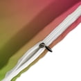 thumbnail image 4 of 3 Pcs Soft Bedding Set, Includes 1 Duvet Cover with Zipper And 2 Pillow Shams,Pink Green Gradient King(102"×90"), 4 of 8
