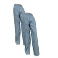thumbnail image 1 of Men's Surgical Scrubs Pants, Light Blue/Navy Blue Surgeon Nurse Hospital Bottoms, 1 of 2