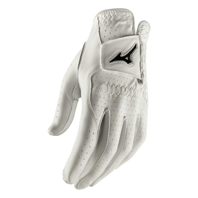 Guante de Golf Mizuno Tour 2020 Blanco/Negro XXL Cuero Cabretta