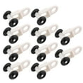 thumbnail image 1 of pitrice 10Pcs Curtain Track Glider Rail Slide Rolling Runner Hook Ceiling Carrier 2#-30mm, 1 of 8