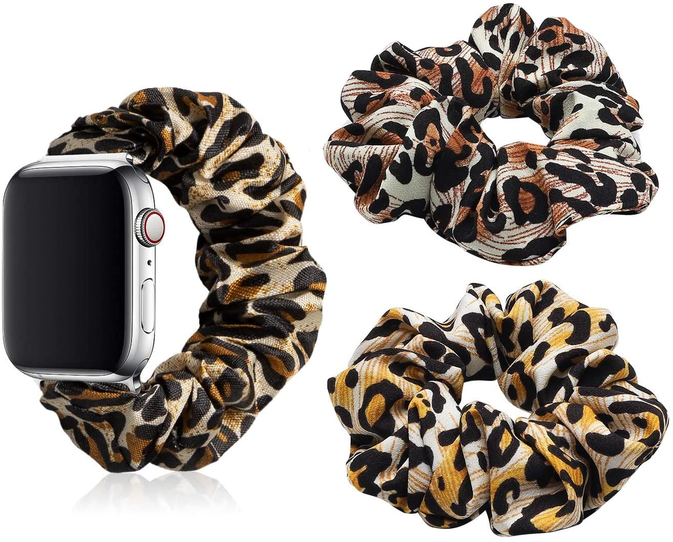 Scrunchie Elastic Watch Band for 38 40mm/42 44mm Apple Watch Compatible