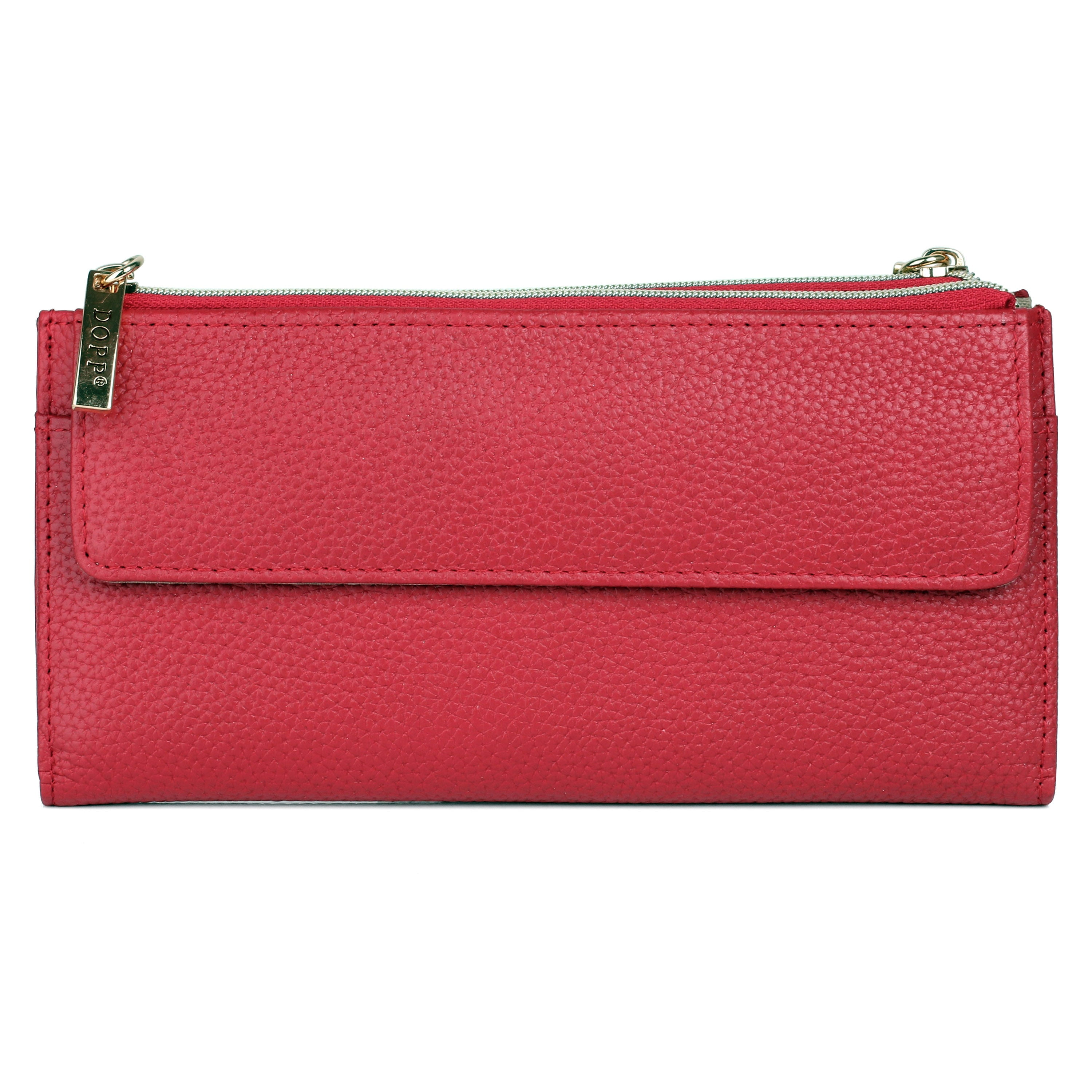 Dopp Women's Cosmopolitan Wallet Leather, Red - Walmart.com