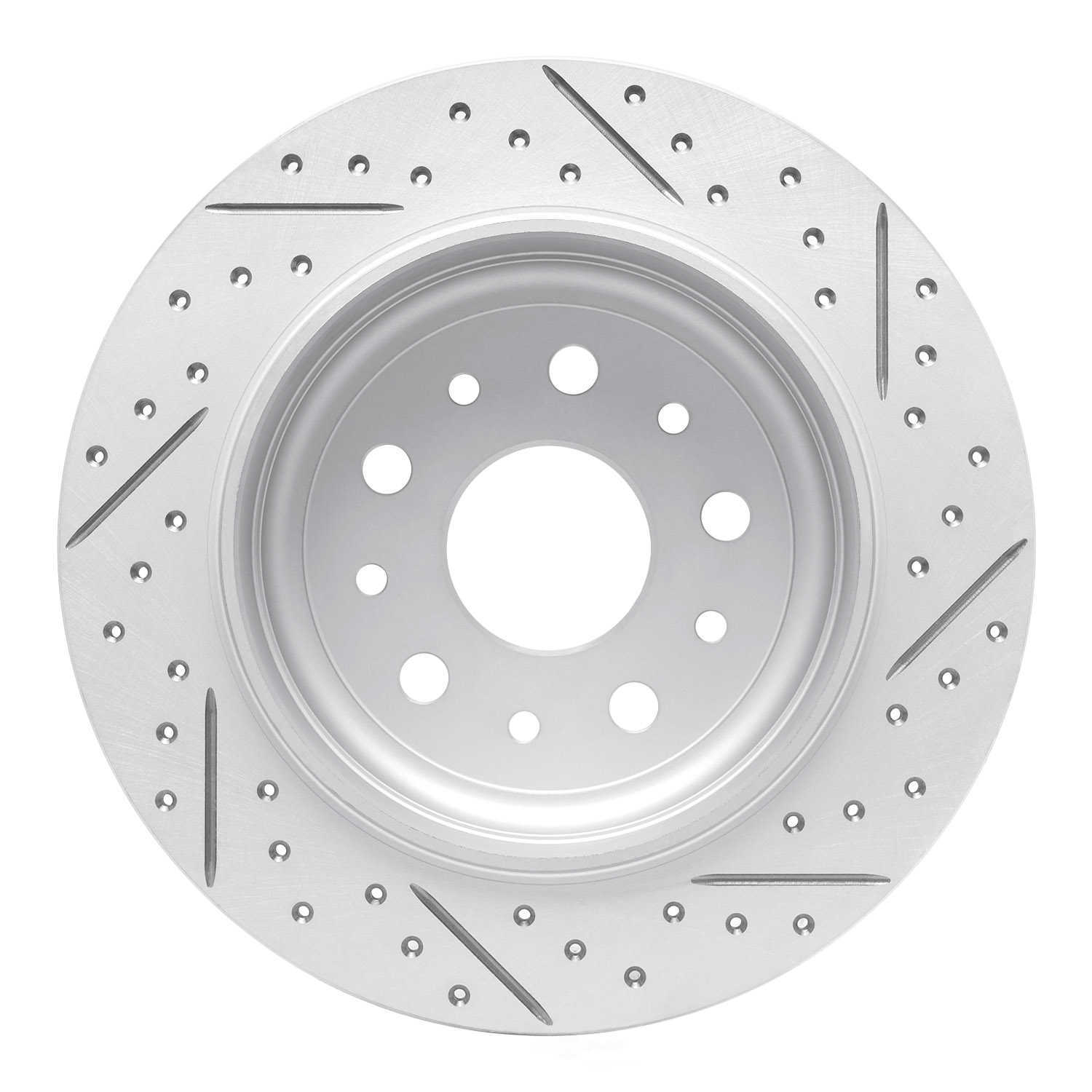 Dynamic Friction Company 830-42041L DFC Geoperformance Rotor - Drilled and Slotted