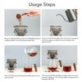 thumbnail image 4 of Reusable Coffee Filters, Cone Shape Fine Filtering 304 Stainless Steel Paperless Mesh Coffee Filter, Cone Reusable Coffee Filter, 4 of 7