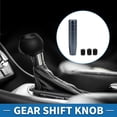 thumbnail image 2 of Unique Bargains Gear Shift Knob Aluminum Alloy Car for Automatic and Manual Vehicle W/ 3 Adapter Titanium Tone 1 Set, 2 of 6