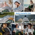 thumbnail image 5 of Farm Tractor Cooling Blanket,Lightweight Breathable Summer Throw Blanket with Double Sided Cold Effect,Green Truck Country Rustic Field Harvester Picnic Blankets Bed Sheet for Hot Sleepers 30"x40", 5 of 8