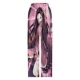 thumbnail image 4 of Demon Slayer Nezuko Pajama Pants Long Sleep Pants Soft Elastic Waist PJ Bottoms Lounge Pants, 4 of 7