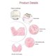 thumbnail image 5 of Natural Rose Quartz Face Jade Mask Eyes Massager Pink Jade Sleep Eye Mask Cold Therapy Facial Spa Anti Aging Puffiness Blindfold Zekai, 5 of 5