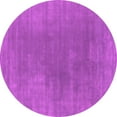 thumbnail image 1 of Ahgly Company Indoor Round Abstract Pink Contemporary Area Rugs, 4' Round, 1 of 4