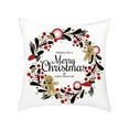 thumbnail image 1 of Yhmxh Pillow Covers Throw Pillow Covers Pillow Protector Christmas New Pillowcase Rag Linen Pillowcase Back Cushion Cover Luminous Pillowcase, 1 of 2