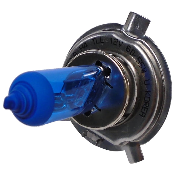 Juego de Focos Hella H4 Tipo Xenón Premium 12V 60/55W 4000K 50% Más Luz 3 Patas