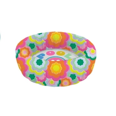 Packed Party Flower 59” Round Soft-Sided Inflatable Swimming Pool