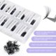 thumbnail image 4 of Ventiladores falsos prefabricados de Eyelashes WENDY LASHES, 1200 unidades, volumen 16D, 4 of 7