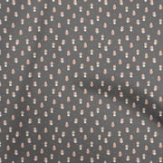 oneOone Velvet Gray Fabric Christmas Sewing Material Print Fabric By The Yard 58 Inch Wide