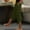 Army Green, variant on JUSLIO Capris for Women Linen Elastic, Waist with Pockets Casual Everyday Side Button Capris