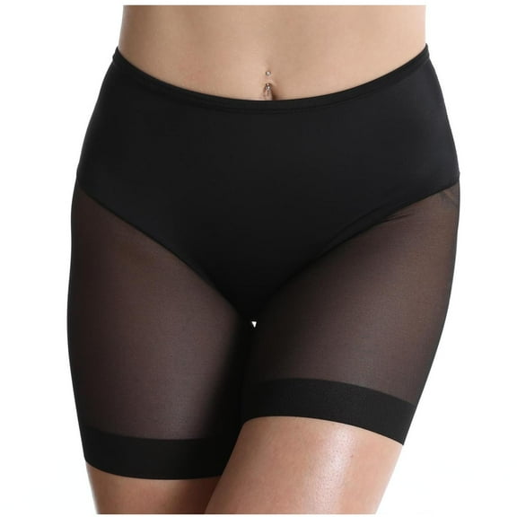 AOOCHASLIY Shapewear for Women Body Sculpting Pants Women's Mid-waist Abdomen Pants High-waist Leggings Mesh Boxer Pants