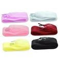 thumbnail image 6 of Luxshiny 6 Pairs of Ribbon Laces for Trainers Fashion Shoe Laces Athletic Flat Light Yellow Pink for Sports, 6 of 8