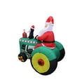 thumbnail image 3 of 5.3 Foot Tall Christmas Inflatable Santa Claus Drive Tractor with Penguin LED Lights Outdoor Indoor Holiday Decorations Blow up Lawn Inflatables Home Family Decor Yard Decoration, 3 of 5