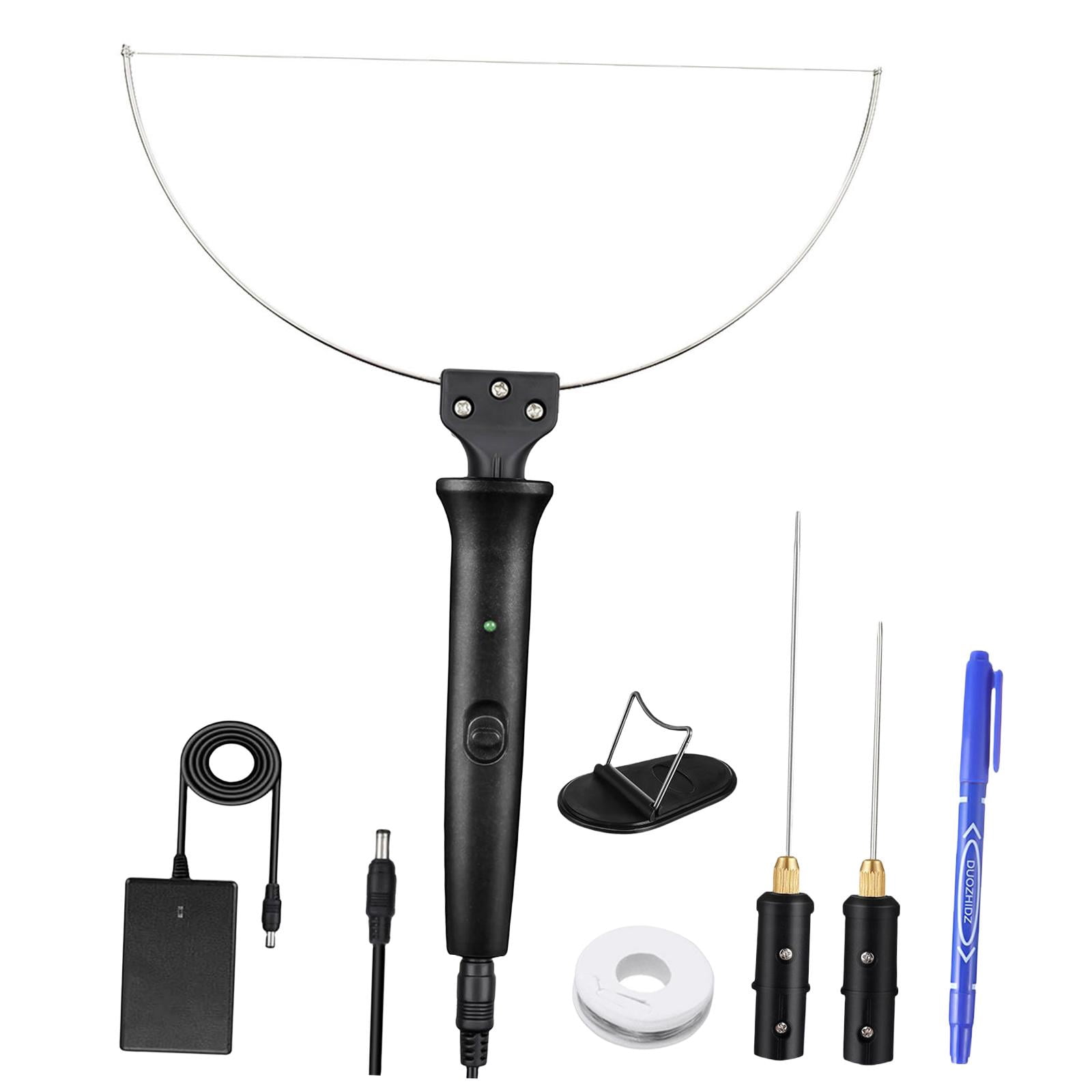 FVDPWYE 8 Pieces Set Electric Foam Cutter Pen 4 in 1 18W Polyethylene Carving Cutter Pen