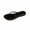 Black, variant on Women's Leather Flip Flops, Woven Strap PU Leather Flat Sandals Slip On Slippers Casual Beach Thongs Slides Shoes White 9