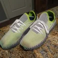 thumbnail image 1 of Adi-das Originals Deerupt Runner Shoes White Green Sneakers B27779 Men's Size 13, 1 of 6