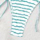 thumbnail image 4 of Trajes de baño Amzcrzy Tankini para mujer, trajes de baño, trajes de baño, bikini con control de abdomen, bikini cómodo de moda para mujer, traje de baño de color liso, conjuntos de bikinis verde, M, 4 of 7