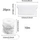 thumbnail image 2 of 20 Pieces Vertical Blind Weights Bottom Slats 89 Mm (3.5 Inch) & 10m Plastic Vertical Blind Chains For Curtain Vertical Blinds Repair Kit, White, 2 of 2