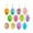 A, variant on ZLKMQM 12pcs Vintage Style Paper Mache Plastic Egg Hanging Ornaments Easter Decoration