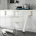 thumbnail image 6 of Glossy White Stickers Vinyl Self Adhesive Waterproof Oil Proof Sticker Kitchen Counter Panels Furniture Renovation Wallpaper, 6 of 9