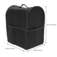 thumbnail image 3 of 1 Set Stand Mixer Cover Black Pongee Fabrics Rectangular Dustproof Waterproof Protection For Kitchen Gadget, 3 of 8